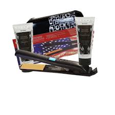 CHI Black LCD Hair Straightener Professional Flat Iron, Shampoo,